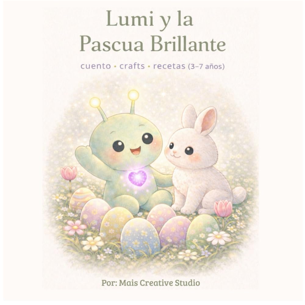 Lumi y la Pascua Brillante: Cuento • Crafts • Recetas (3-7 años) (Lumi Series)
