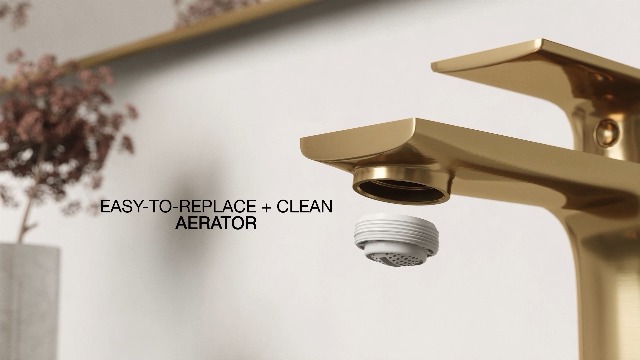 VIGO Davidson 6'' H Single Handle Single-Hole Bathroom Faucet in