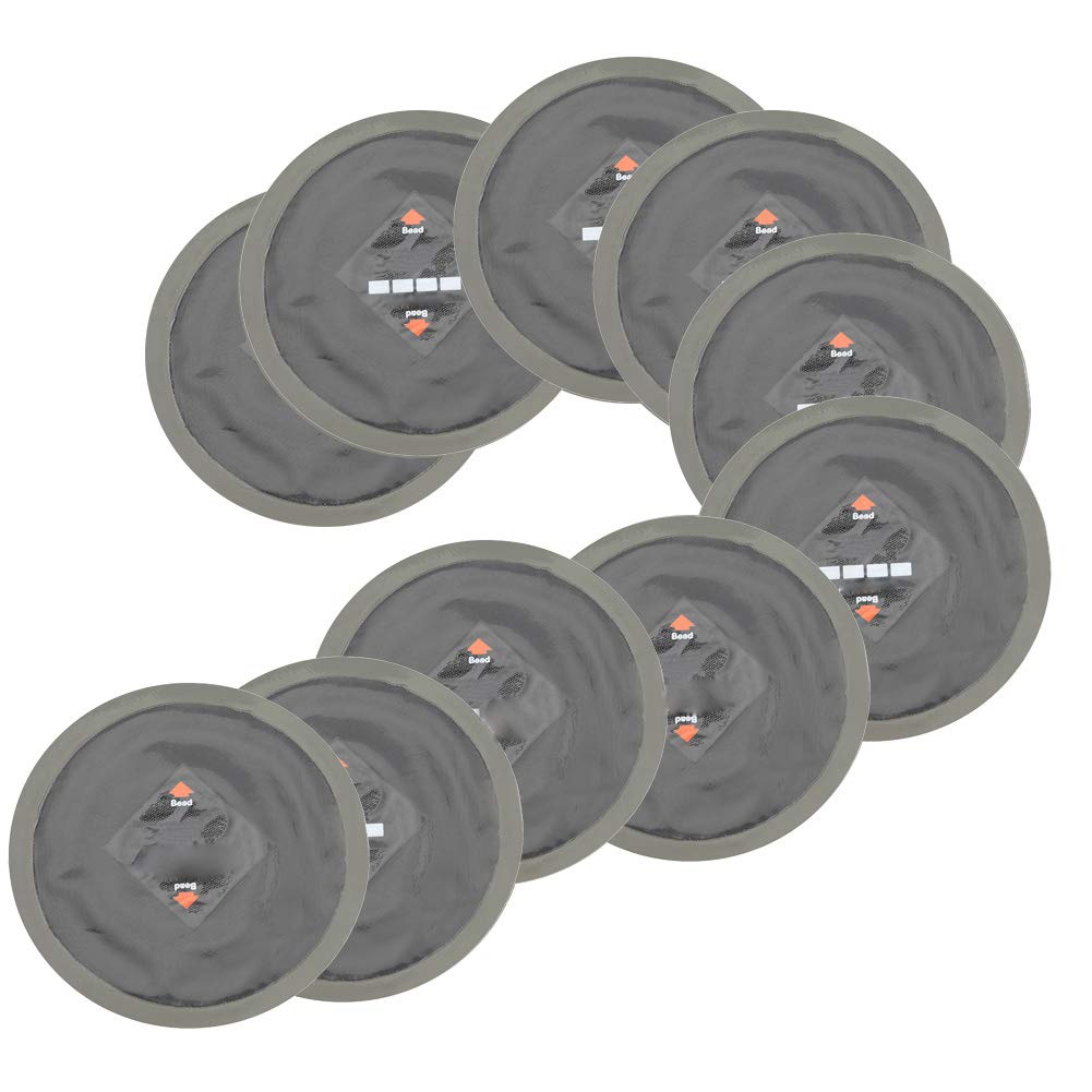 Cocoarm 10 Piezas de Neumáticos para Automóviles Reparación de Pinchazos de Goma Mochilas Frías sin Tubo, Kit de Parche de Neumáticos Universales de con Operación Profesional Fácil,