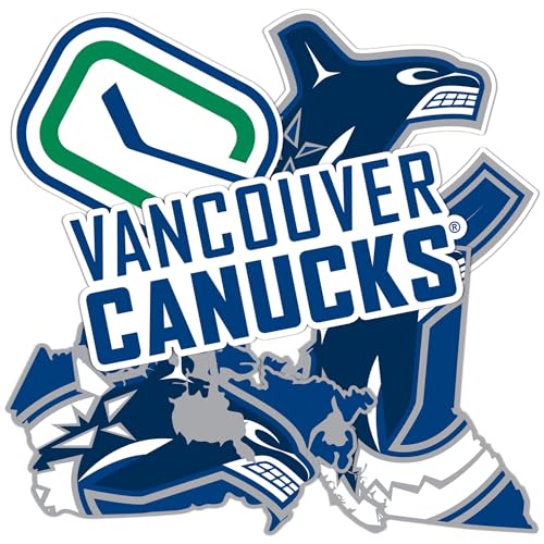 Desert Cactus Vancouver Canucks Sticker Team NHL National Hockey League Vinyl Decal Laptop Water Bottle Car Scrapbook (Type 2-3)