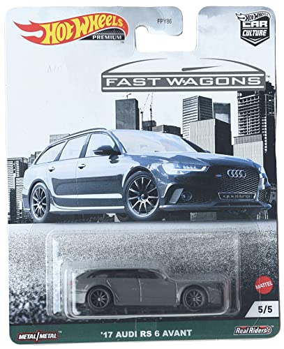 Hot Wheels '17 Audi RS 6 Avant, Fast Wagons miniatura 1