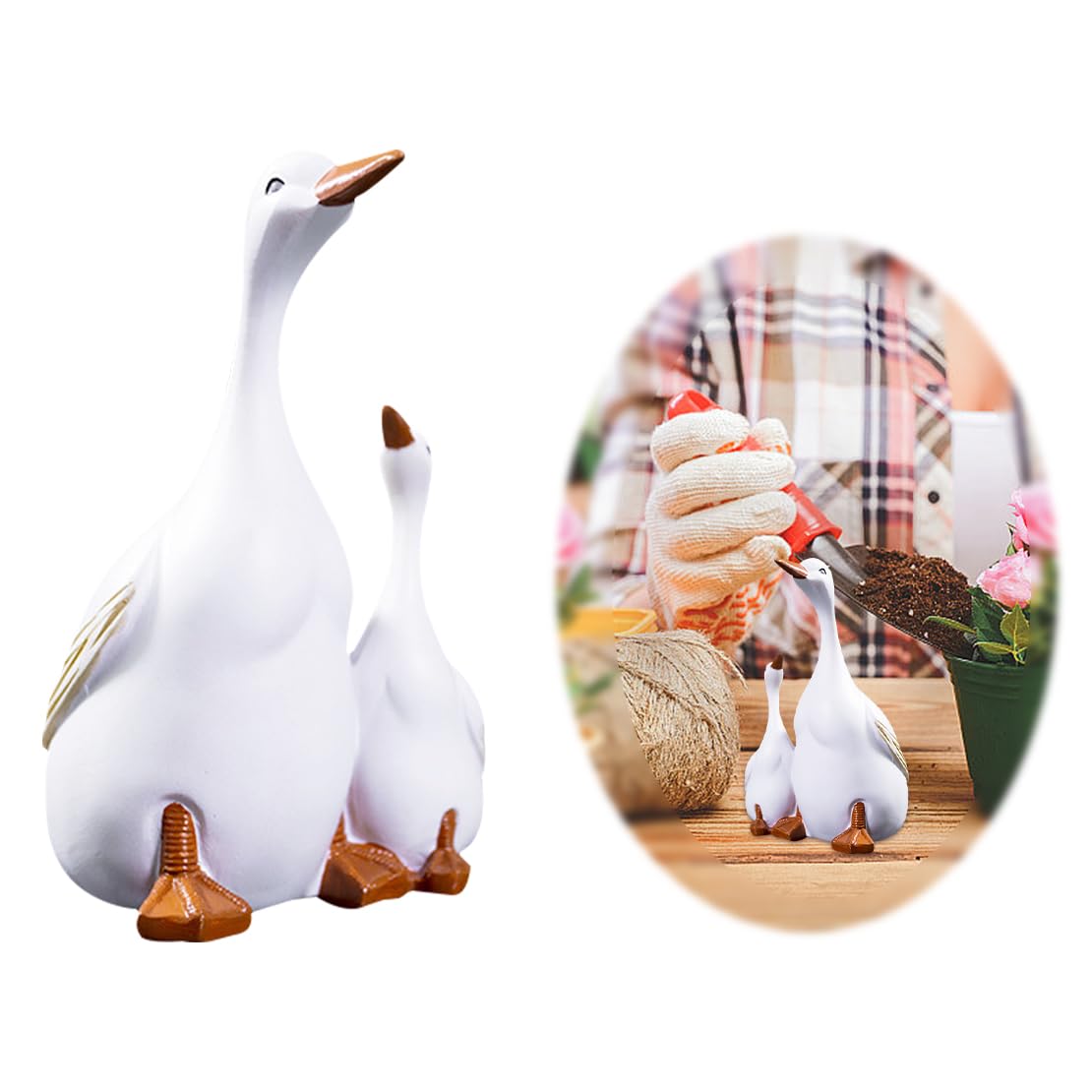 DeryArcle Goose Outdoor Statue