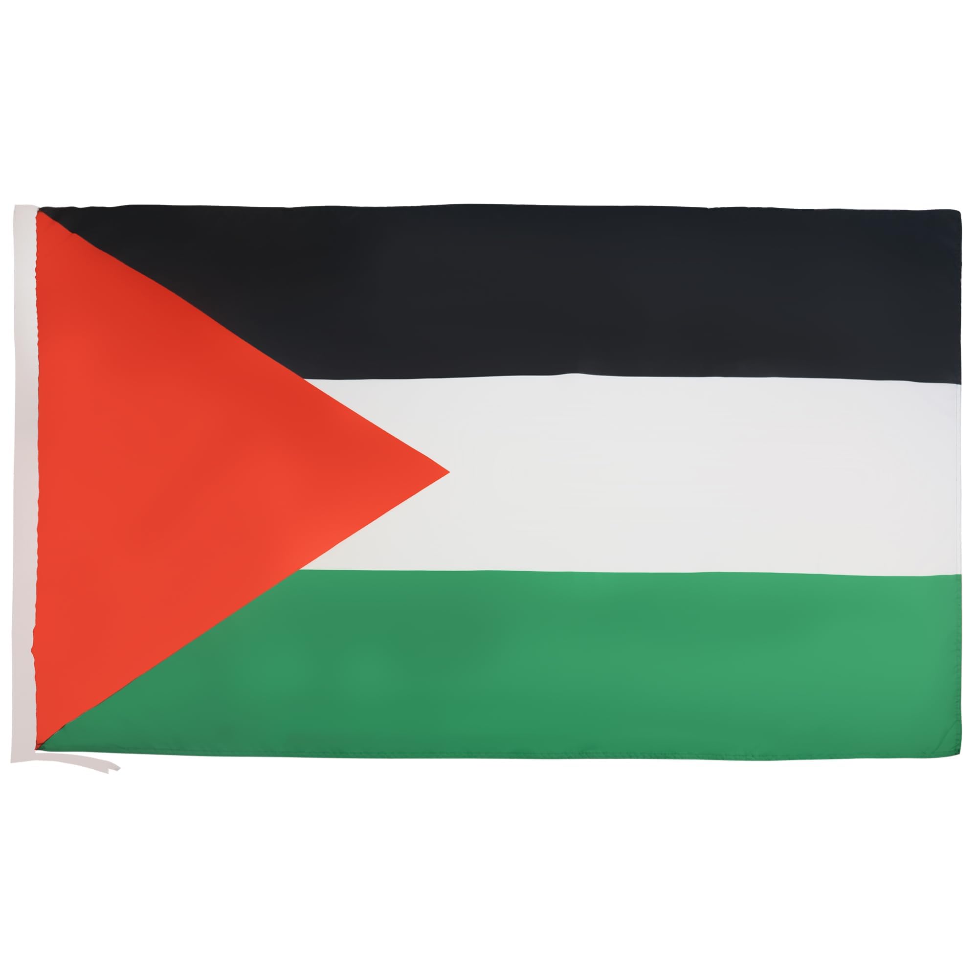 AZ FLAG Flaga Palestyna 90x60 cm Palestyński Lekki Poliester Tunel na Maszt | Do wnętrz flaga dekoracyjna podwójne szwy i wzmocnione krawędzie