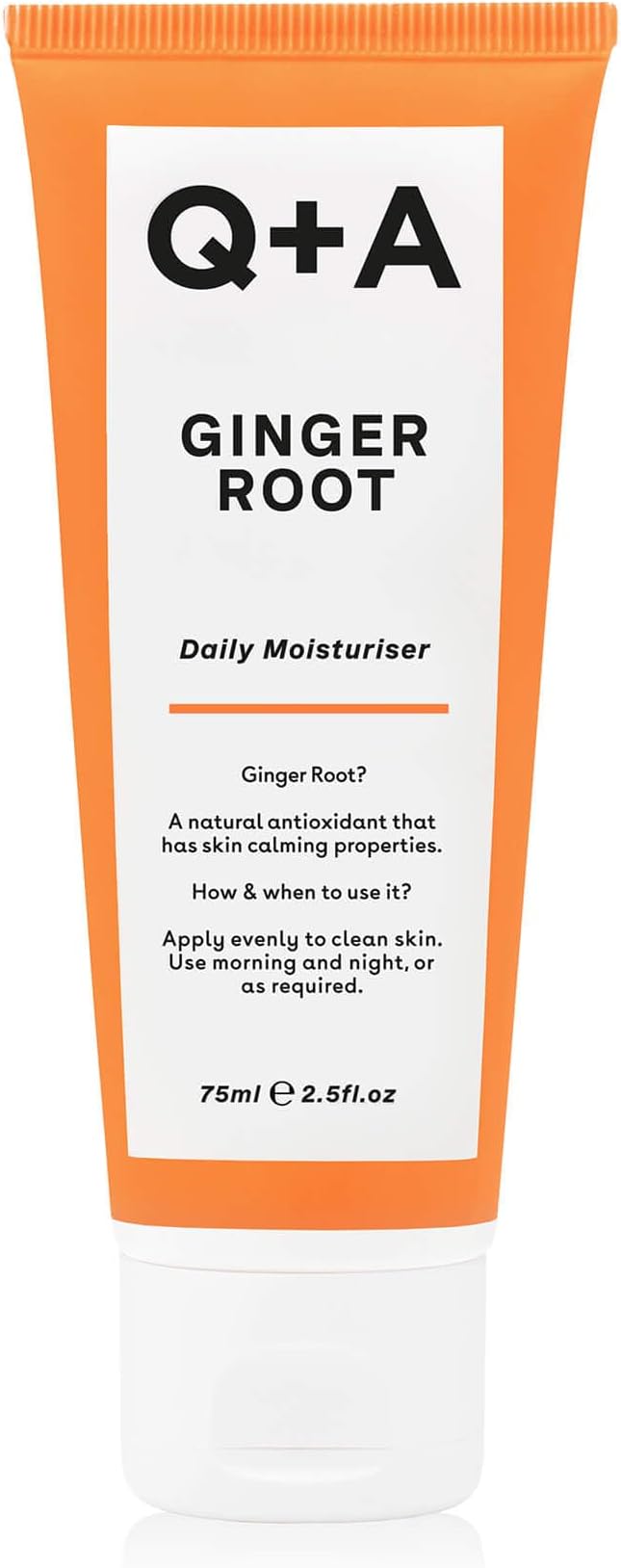 Ginger Root Daily Moisturiser (75ml). A calming face moisturiser packed with antioxidants.