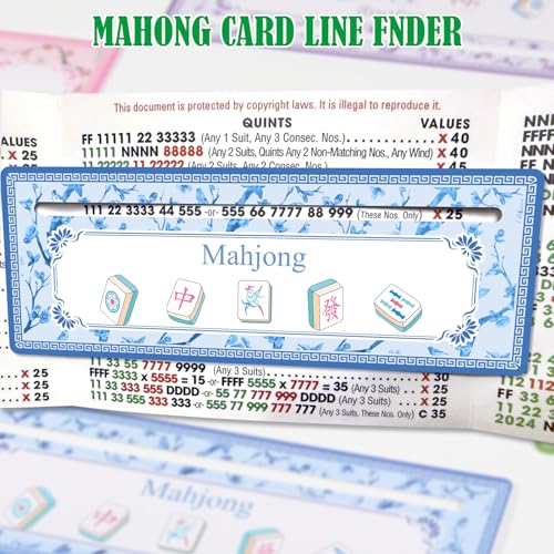 8 piezas Mahjong Line Finder accesorios para jugadores miniatura 3