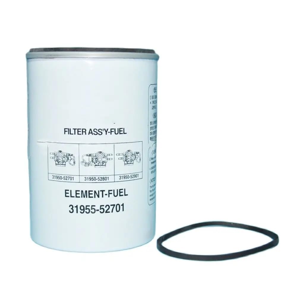 1 Uds Filtro de Combustible 31955-52701 31945-52161 11QA-71040 for Excavadora Hyundai R150VS 1-14UNF Recambio