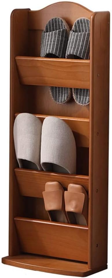 Shoe Cabinet, Freestanding Shoe Racks Organizer, Free Standing Shoe Racks Small, Shoe Bench Storage at The Door, Home Simple Shoe Shelf, 4-Layer Slipper Storage Organizer, Space-Sa