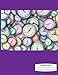 Price comparison product image Composition Book: 8.5" x 11" Purple with Stopwatches - Composition Book for School or Activities, Softcover, College Ruled, 150 pages (75 Sheets Front & Back)