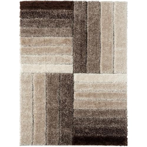 Image of Carpet for Hall | Carpet for Living Room |4X6 FEET Rugs for Bedroom | Carpet | Rug for Living Room | Carpet & Rugs for Home Decor | Carpet for Bedroom Floor (Luxury BeigeBrown)