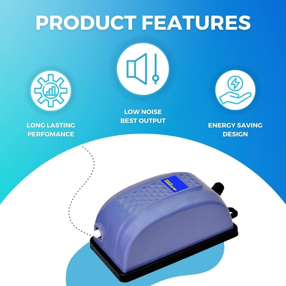 Buraq Aquarium Hobby ST Beginner Kit Set For Aquarium Includes Oxygen Air Pump Motor | Sponge Filter | Begginer | Advance | Pro | Complete