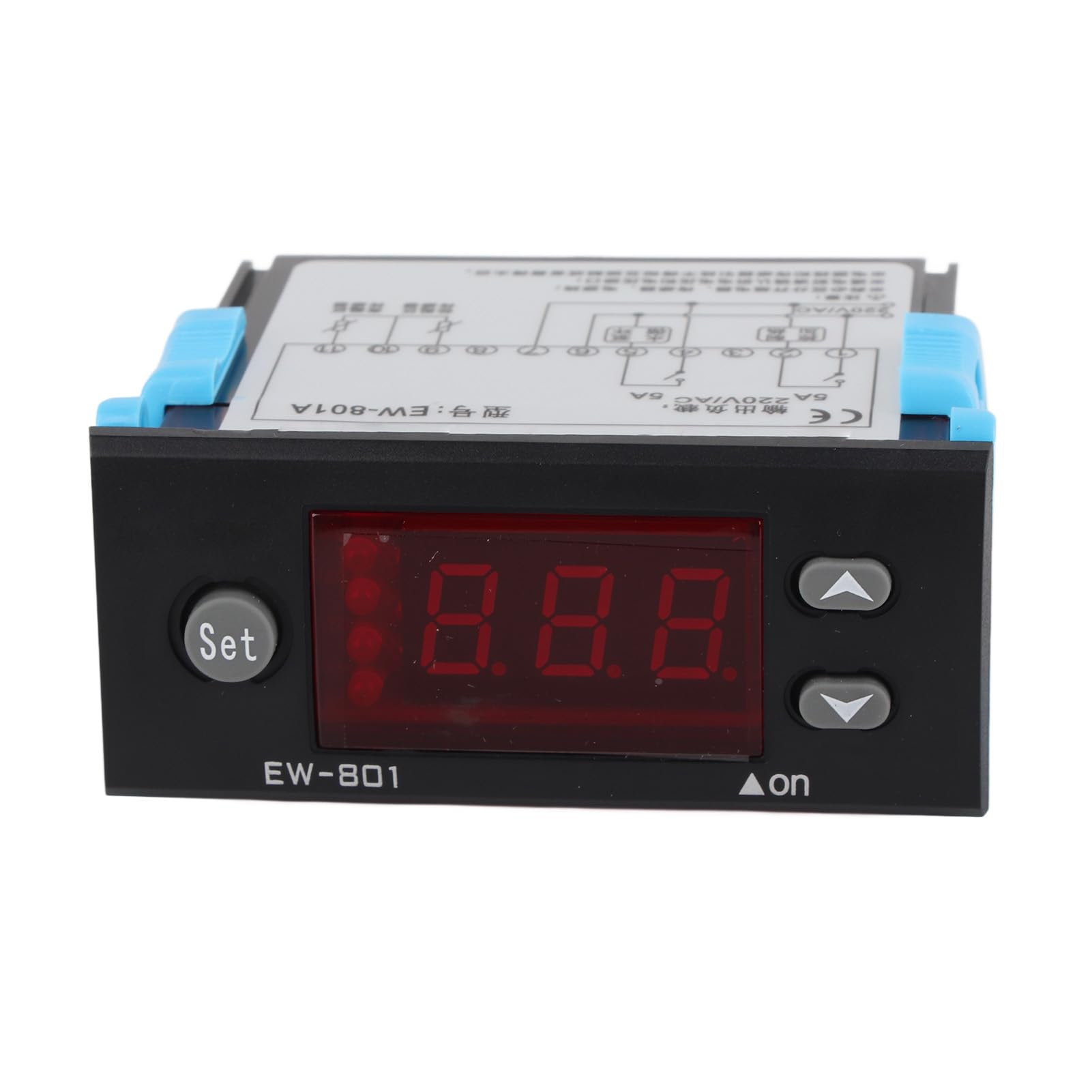 Termostato Digitale per Scaldabagno Solare con Display, Sensore di Temperatura e Controllo Automatico della Pompa e Riscaldamento Elettrico per Solare Termico