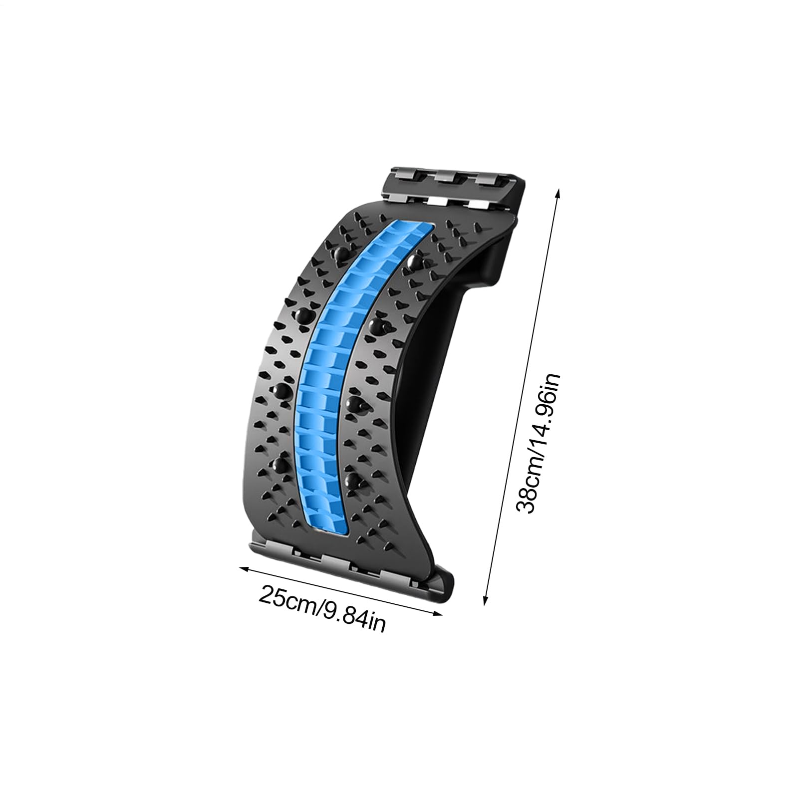 Lendenwirbelstützbrett, 38 x 25 cm, Lendenwirbelstütze mit Magneten, für Komfort der Wirbelsäule, Fitnessgerät mit verstellbarem Design, ideal für Muskelübungen, Positionskorrektur, Schlafen
