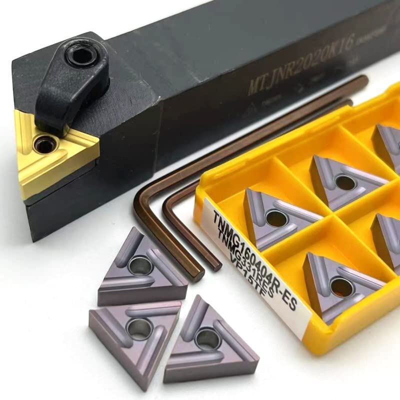 Tool Part for External Turning Tool Holder MTJNR1616H16 MTJNR2020K16 MTJNR2525M16 TNMG160404 TNMG160408 Blade Metal TNMG Turning Tool - (Angle: No Insert/Shank Diameter: MTJNR2525M16)
