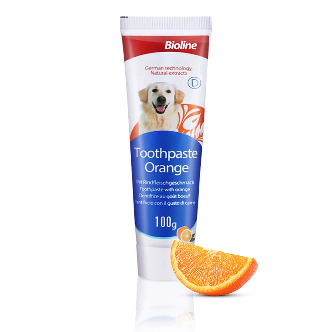 Bioline Tooth Paste Orange Flavour 100G, Multicolor