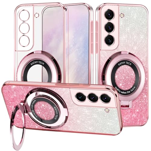 Coque Samsung S21 Plus rose pour des vidéos mains libres au quotidien