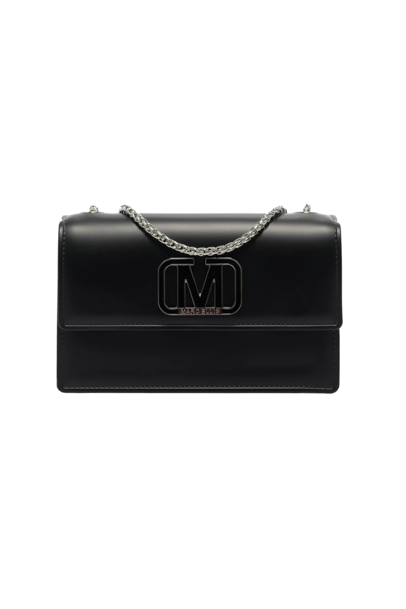 Marc Ellis FLATSUPERMEEM BLACK/SILVER TU STRAP BLACK/SILVER, Black / Silver