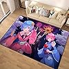 Mooi Meisje Anime Kawaii Vloerkleden Karpetten Flanel Superzachte Vloerkleden Meisjes Slaapkamer Vloerkleden 140X200Cm…
