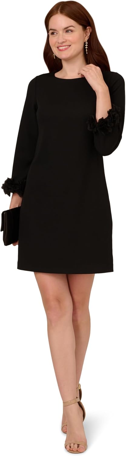 Adrianna Papell Womens Crepe Short Dress - Image 4