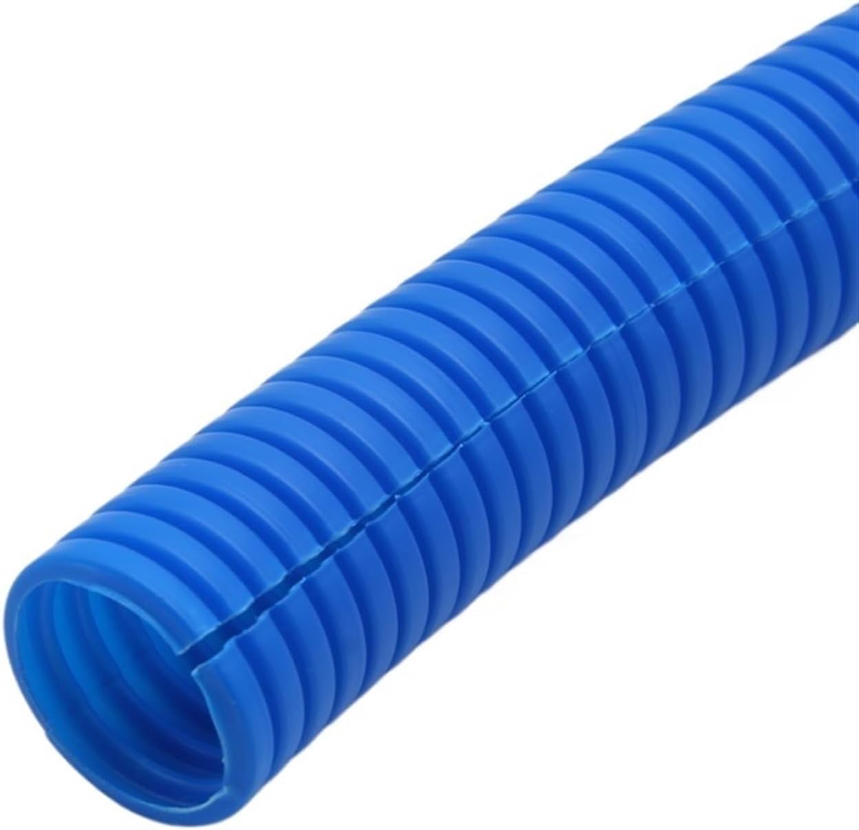 Tubo corrugato Flessibile in Polipropilene | Dimensioni multiple multicolori da 1 metro for il fai-da-te elettrico: condotto corrugato flessibile(Blue,AD 25 x ID 20mm)