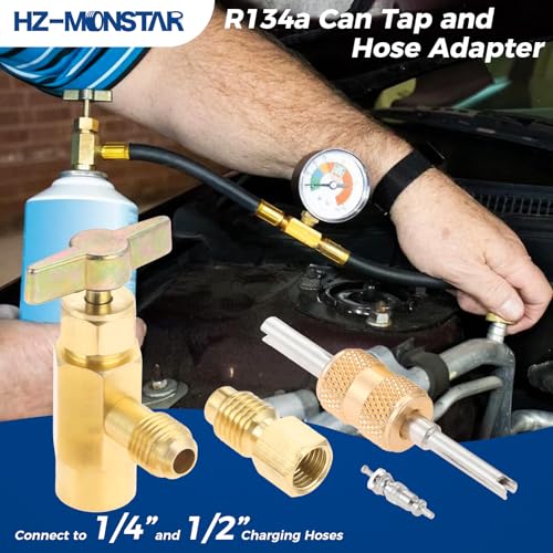 R134a Can Tap Puncture Style, Dispensador Refrigerante miniatura 5