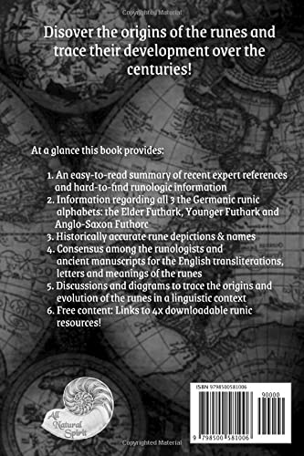 Miniatura 2 de Runic Evolution & Linguistic History (Black & White Version) The Origin Of The Germanic Runes & Universal Rune Sets