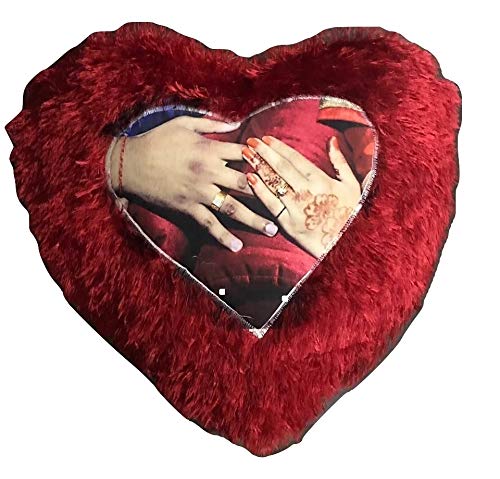 The Creative Crew Red Heart Pillow (Customization Available)