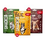MERA Snacker Mix-Pack ohne Getreide (6 x 200g), herzhaft softe Hundeleckerli für Training oder als Snack, mit Geflügel, Lamm und Rind
