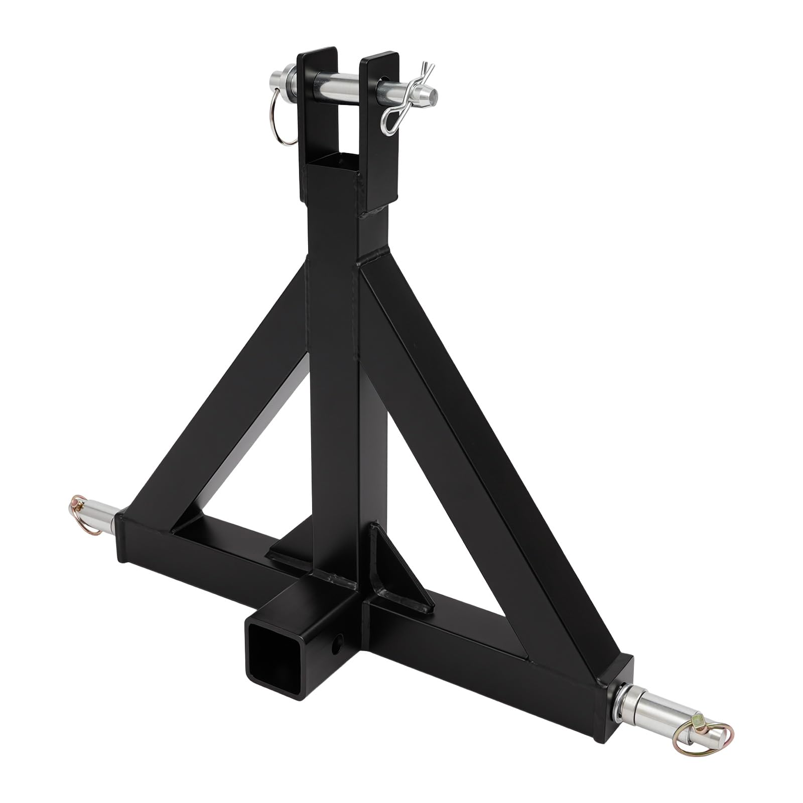Enganche de remolque de 3 puntos con 2 pulgadas para tractores | Adaptador de enganche de remolque para tractor de 3 puntos, ideal para accesorios agrícolas