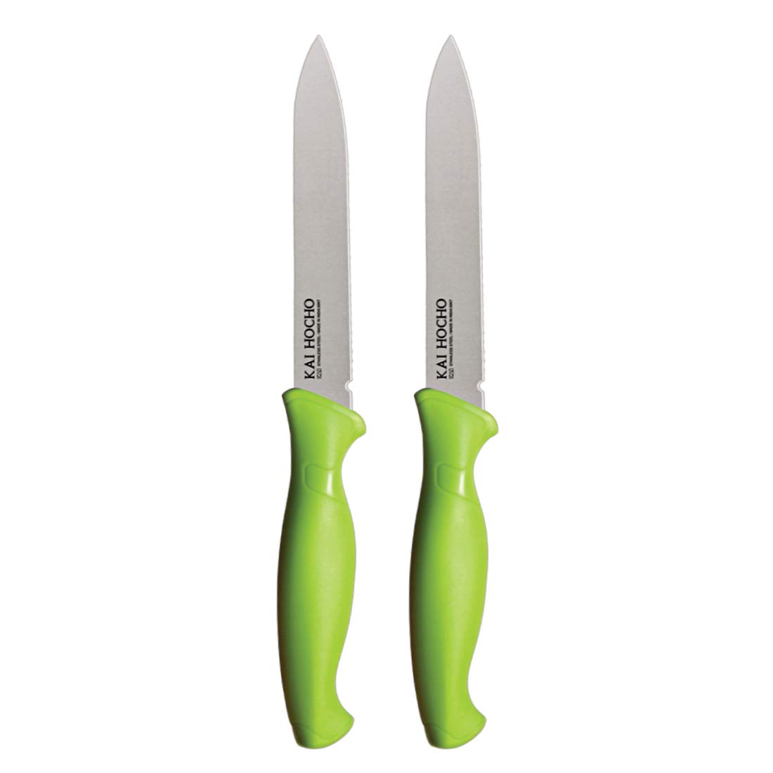KAI Japanese Technology Super Sharp Black Kitchen Knife Pack of 2 (Green) (B082W9X71Z) Amazon Price History, Amazon Price Tracker