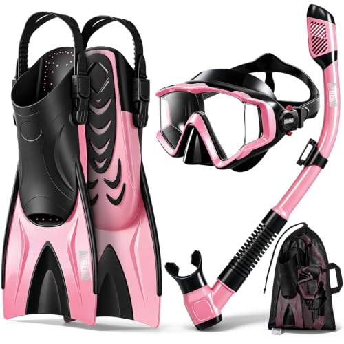 Aegend 4-in-1 Snorkeling Gear Set