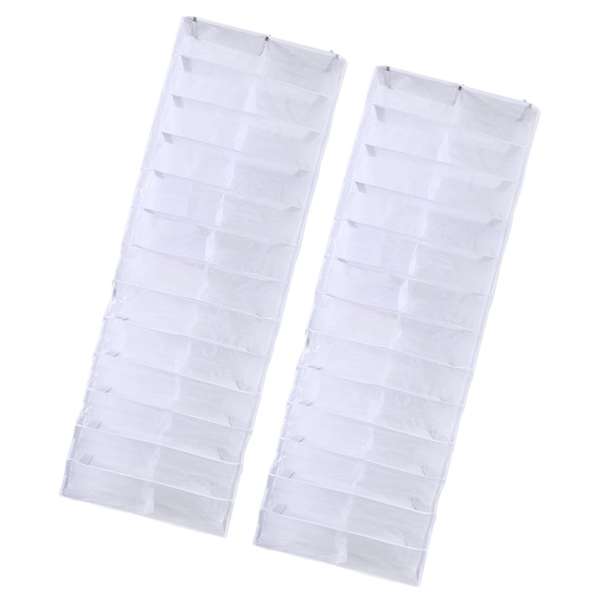 Organizador de Zapatos para Colgar Puerta 26 Bolsillos, 2 Piezas, Material Pvc y Tela No Tejida, Ahorro de Espacio Adecuado para Dormitorio