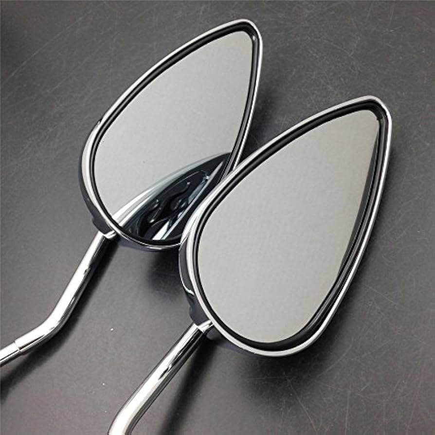 Amazon | XKH- クロームアルミティアドロップミラー Sportster 1200 CP