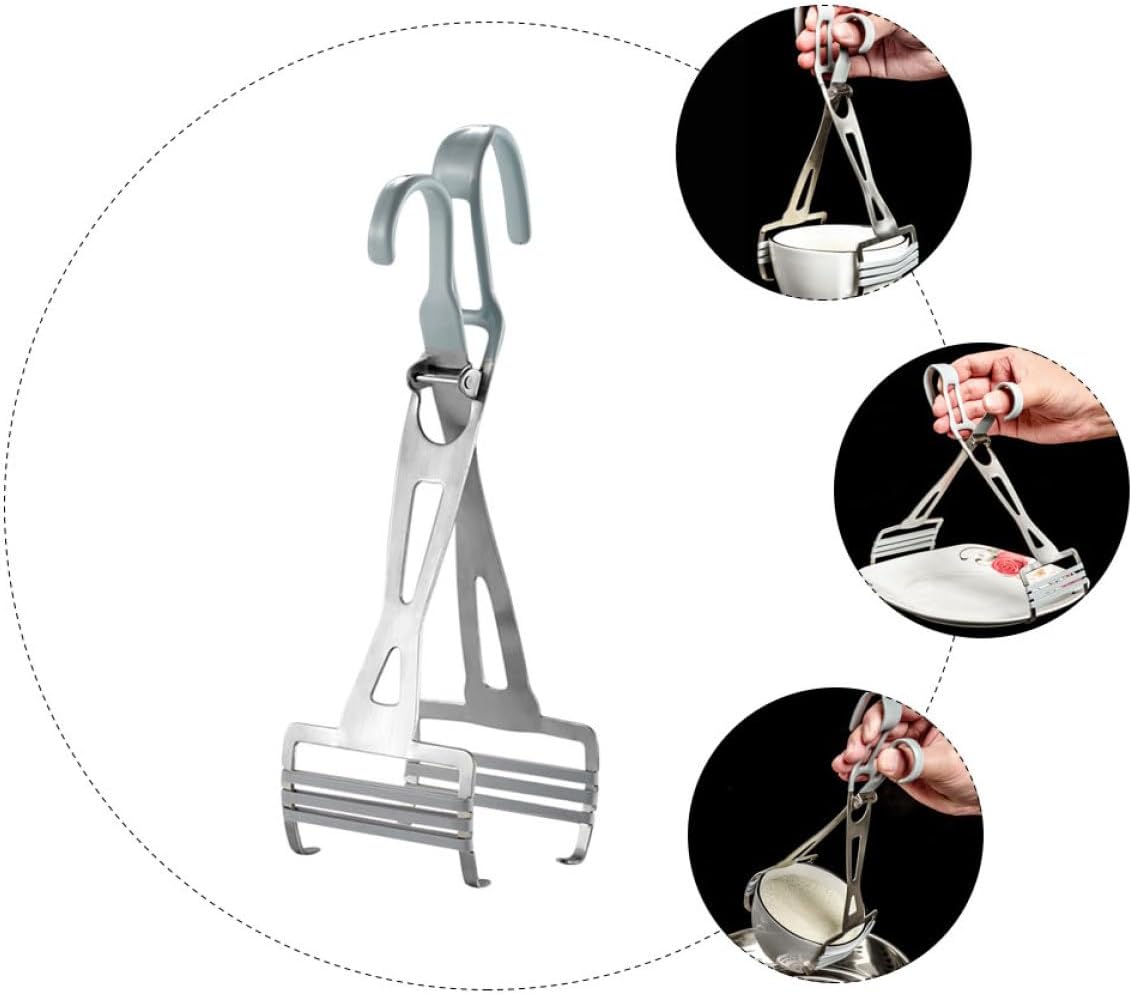Stainless Steel Anti Scald Bowl Clip Plate Gripper Holder