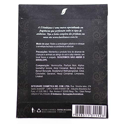 Sachê Perfumado D´Ambiance Preto 10g