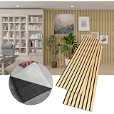 ARTSLAT 4 Packs 3D Wall Panels Peel and Stick | Wall Panels for Interior Wall Decor | Peel and Stick Wall Planks | Acoustic Wood Slat Wall Panels | 43.30 * 12.60in | 0.4" Depth | Teak ARTSLAT 4 Packs 3D Wall Panels Peel and Stick | Wall Panels for Interior Wall Decor | Peel and Stick Wall Planks | Acoustic Wood Slat Wall Panels | 43.30 * 12.60in | 0.4" Depth | Teak