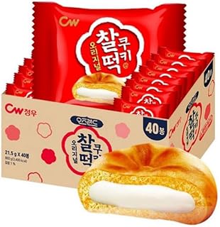 餅クッキー 21.5g x 40個 韓国お菓子 おやつ もちもち 韓国食品