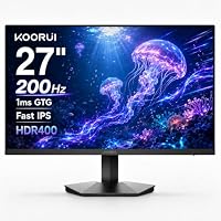 Amazon.co.jp: KOORUI ゲーミングモニター 24.5インチ FHD 200Hz 1ms