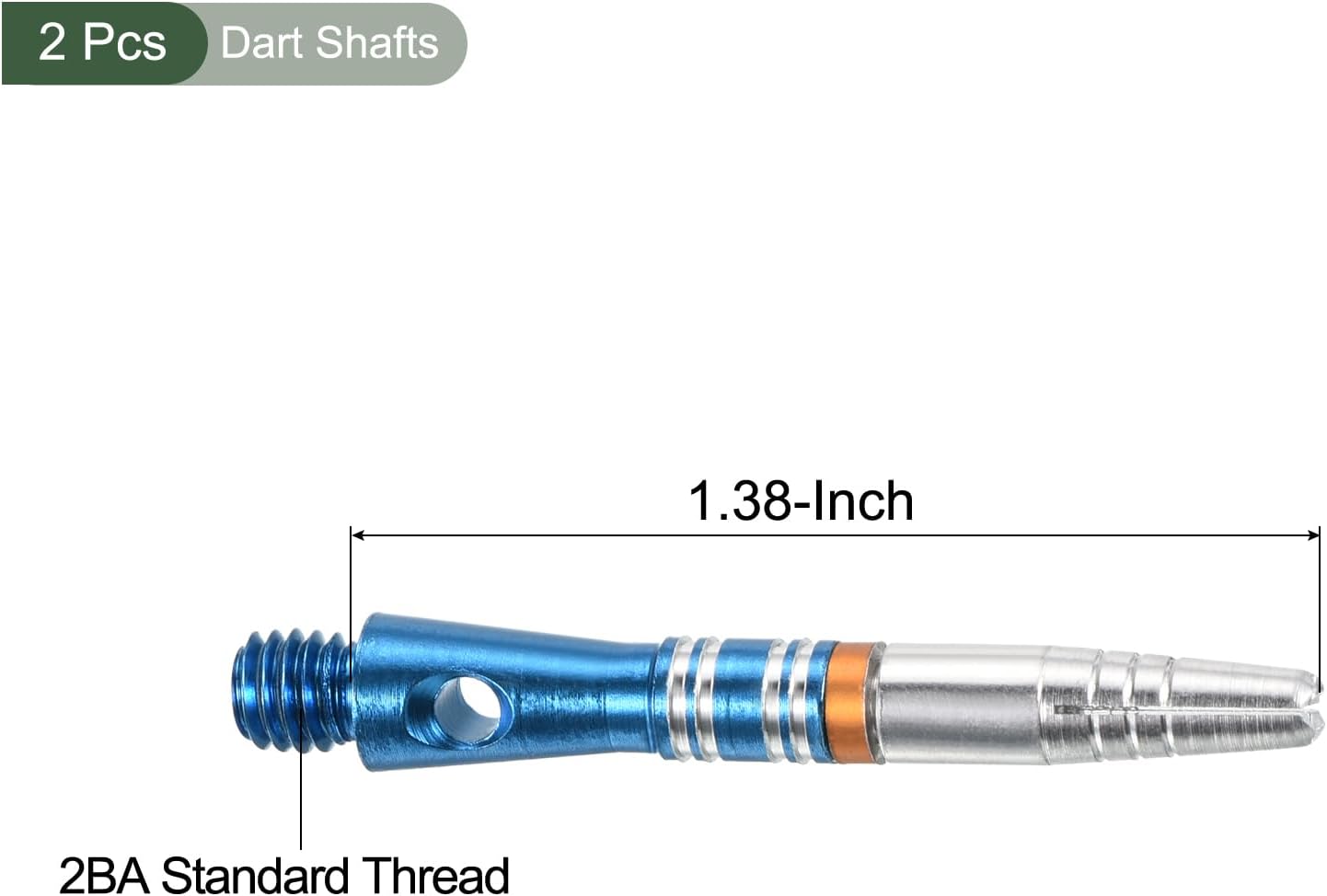 YOKIVE Dart Shafts, Indoor Outdoor Aluminum Medium Thread Dart Stems Replacement