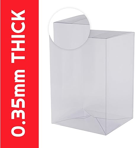 Vista 13 de EVORETRO Funko - Estuche protector de plástico para llavero Funko Pocket Pop de tamaño estándar, paquete de 10 unidades, grueso, transparente, caja