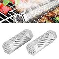 BORDSTRACT 2Pcs Premium Pellet Smoker Tube, 6in Smoke Tube, Pellet Grill Accessories for Any Grill or Smoker, Hot or Cold Smoking(Hexagon)