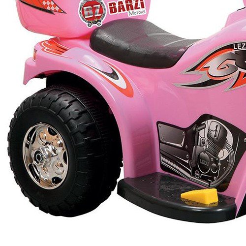 Triciclo Elétrico Infantil Moto Elétrica Infantil Bz Cycle Rosa Barzi Motors