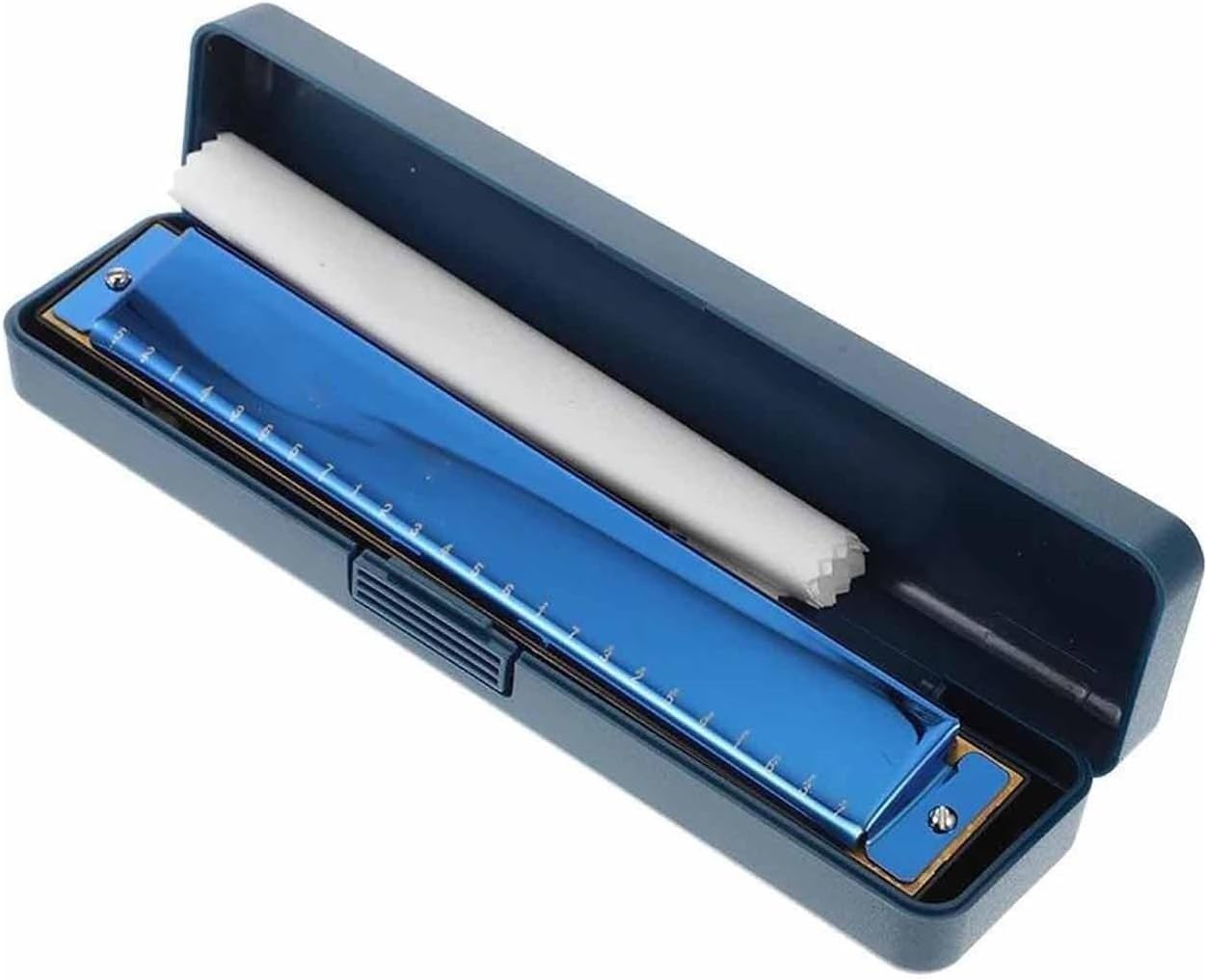 24穴Cキーハーモニカ 耐久性のあるステンレススチール製 複雑な音色 ポータブル楽器