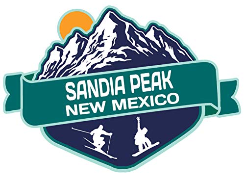 Sandia Peak New Mexico Ski Adventures Souvenir 2 Inch Vinyl Decal Sticker...