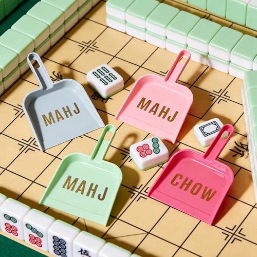 Set de 4 Mezcladores Ultra delgados para Fichas de Mahjong miniatura 5