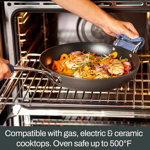 Image of All-Clad HA1 Essentials Nonstick 2-Piece Sauce Pan Set with Lids, 2.5 Qt & 4 Qt Sauce Pan Set (Pack of 2)