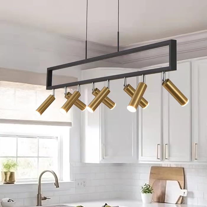 Buy MASIVEL 8Light Linear Pendant Light LED Track Lighting Industrial