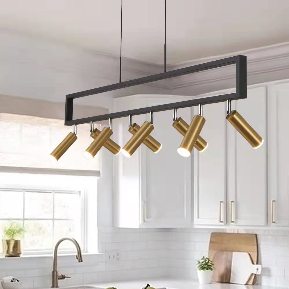 Buy MASIVEL 8Light Linear Pendant Light LED Track Lighting Industrial