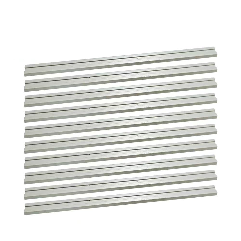Cuchillas for cepilladora, 10 cuchillas reversibles de acero alta velocidad, doble filo 82 mm for D-46246 D-16966 DW677 DW678K DW680 KW713