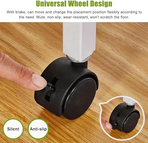 Paravent médical mobile pliable à 4 panneaux pour optimiser le gain de place