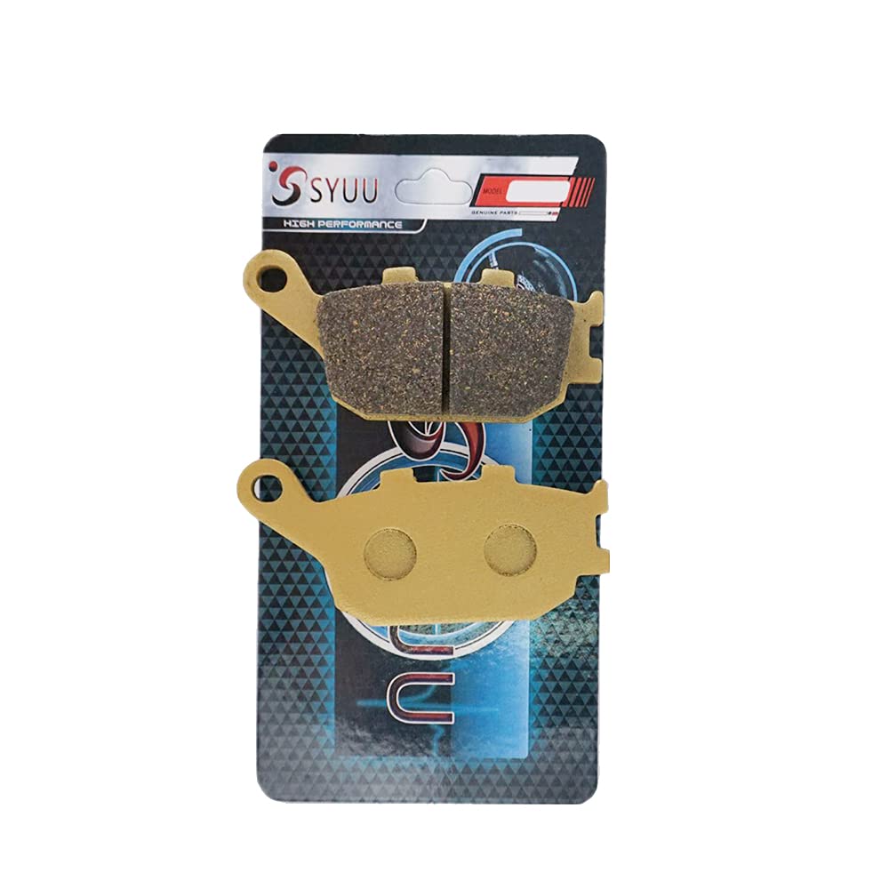 S SYUU Pastiglie Freno Anteriore e Posteriore per moto Compatibili con Honda CB 600 FY/F1/F2/F3/F4/F5/F6 Hornet 1998 1999 2001 2002 2003 2004 2005 2006 per tour motocistici FA226F FA174